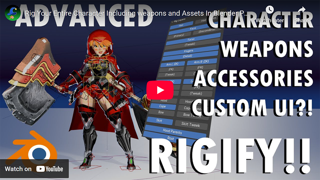 Advanced Rigging With Rigify